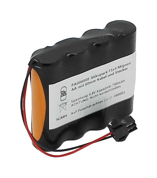 abbildung-bp-akkupack-nimh-4-8v-700mah-f1x4-mignon-aa-mit-80mm-kabel-und-stecker-1 Akkupack F1x4 Mignon AA mit 80mm Kabel und Stecker