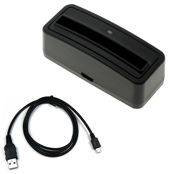 Akkuladestation USB für Samsung EB-1301 F1A2GBU EB-L1A2GBA EB-L1D7IBA EB-L1D7IVZ Galaxy S2