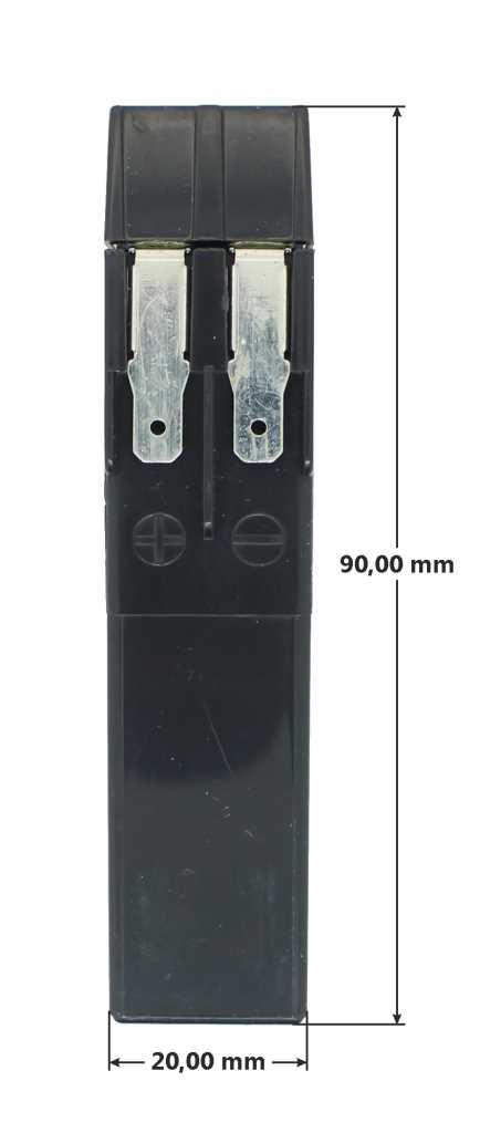 Multipower MP2-12SL MP2-12 SL Faston 4,8mm 12.0V 2,0Ah