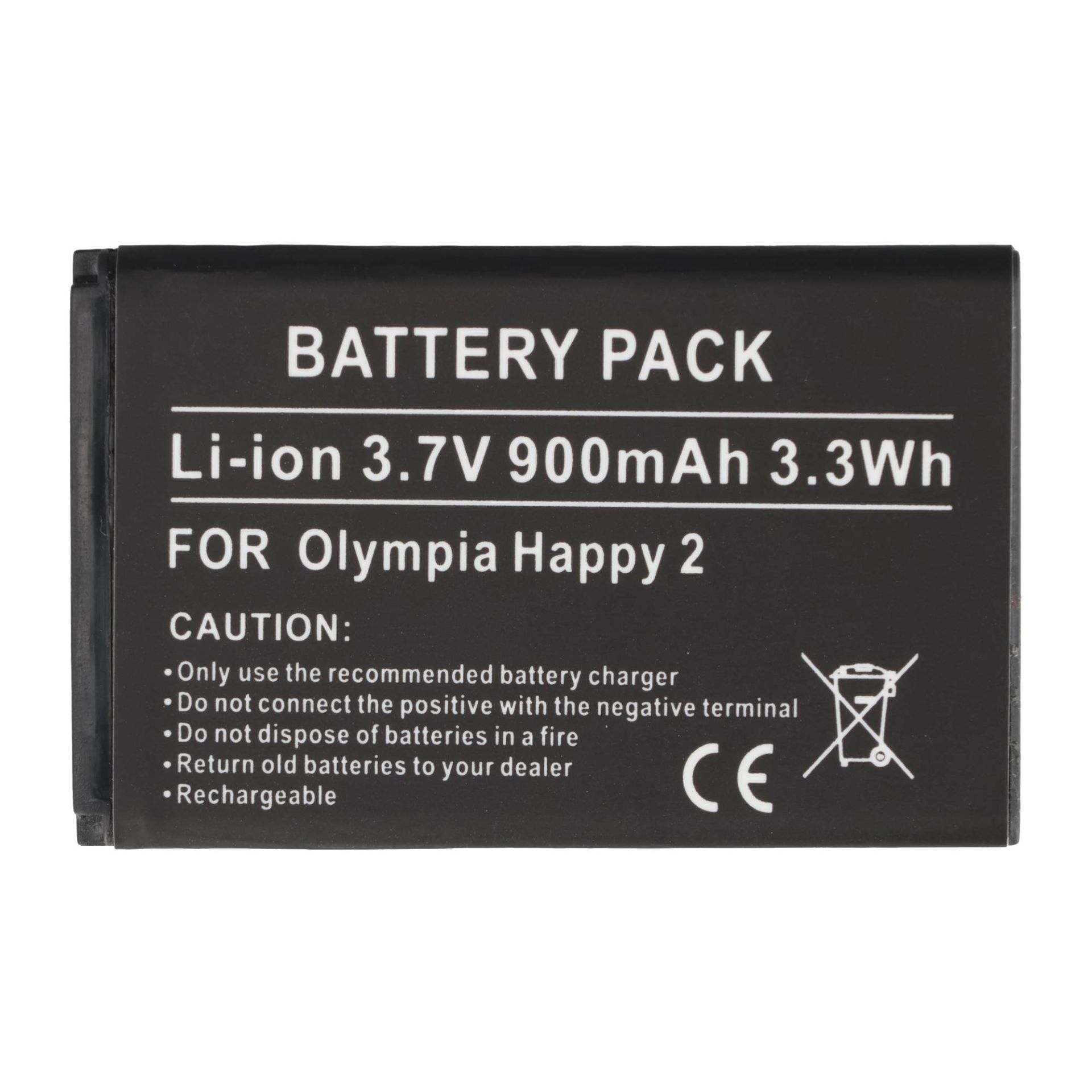 Ersatz Akku für Olympia Happy 2 Happy II