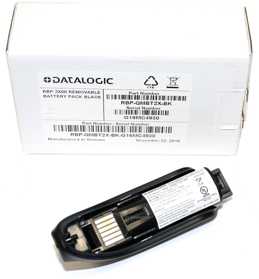 Originalakku für Datalogic QuickScan QM2400 QBT240 RBP-2X00