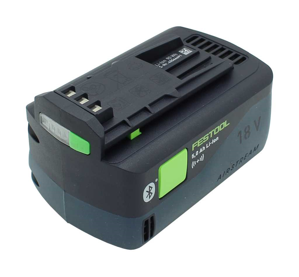 Original Werkzeugakku für Festool BP 18 Li 5,0 ASI 577660 Bluetooth-Schiebeakku AIRSTREAM
