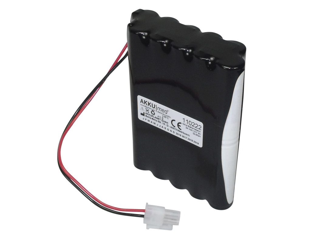 AKKUmed Ersatzakku für Cardioline EKG Delta 1+/3+/6+; 1plus/3plus/ 6plus