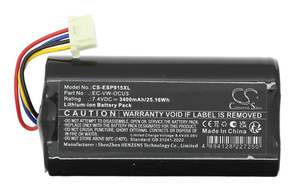 Ersatzakku für VW 3G0915089A
