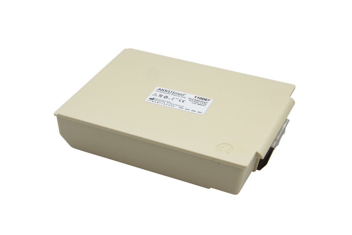 Ersatzakku AKKUmed NC für Physio Control Defibrillator Lifepak 5/10/12/ 250 Monitor LP5 LP10