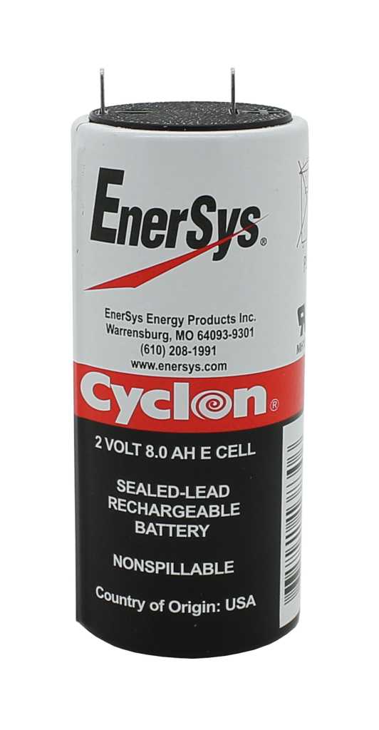 abbildung-bp-enersys-cyclon-0850-0004-bleiakku-e-2v-8ah-1 ENERSYS HAWKER Blei Akku Cyclon 0850-0004 - Hochstrom