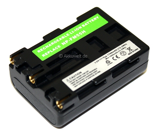 Ersatzakku für Sony NP-FM50 NP-FM51 NP-FM55H NP-FM30 NP-QM50 NP