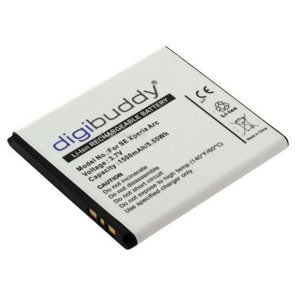 Ersatz Akku für Sony Ericsson Xperia X12 Arc BA750 Anzu LT15a LT