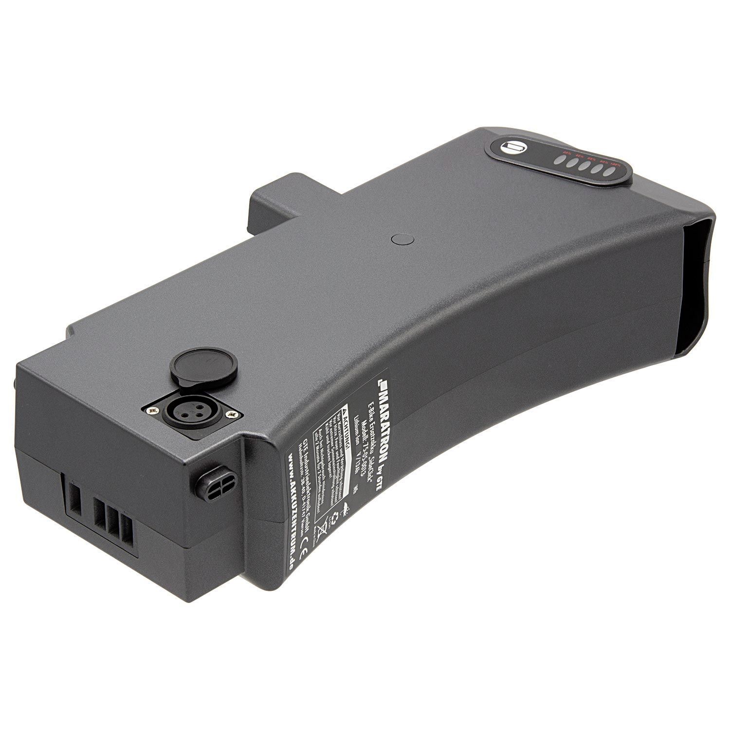 75-05-00161_05 Maratron E-Bike Ersatzakku für Samsung SDI "SideClick" – 36V / 13Ah – silber