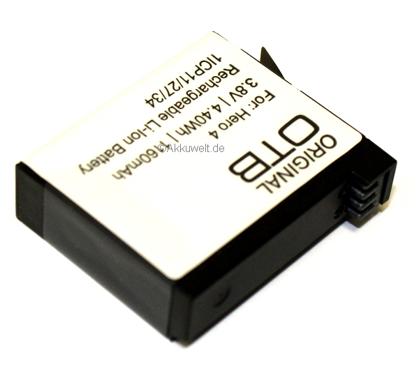 74280f38111aa9e0d5b6d2c5a610a945 Ersatzakku für Helmkamera GoPro Hero 4 AHDBT-401 Hero4 Black Silver AHDBT-401 AMKOV AMKÖV AMK7000S W
