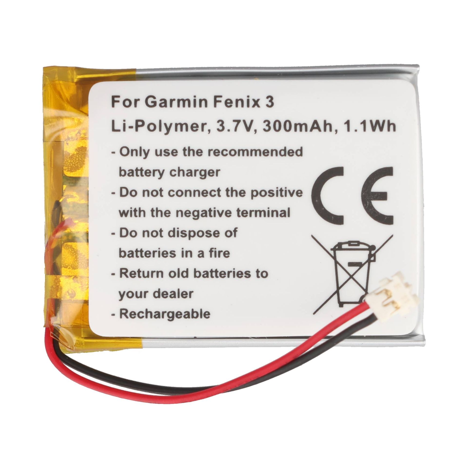 31501-1 Ersatzakku für Garmin Fenix 3
