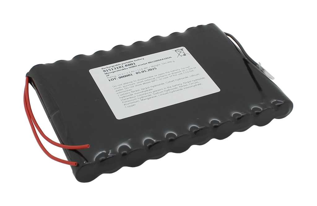 91513101 Ersatzakku Einsatz für Messgeräte Ravaglioli Achsmessgerät MH2000AA10GN-2P Messgeräteakku