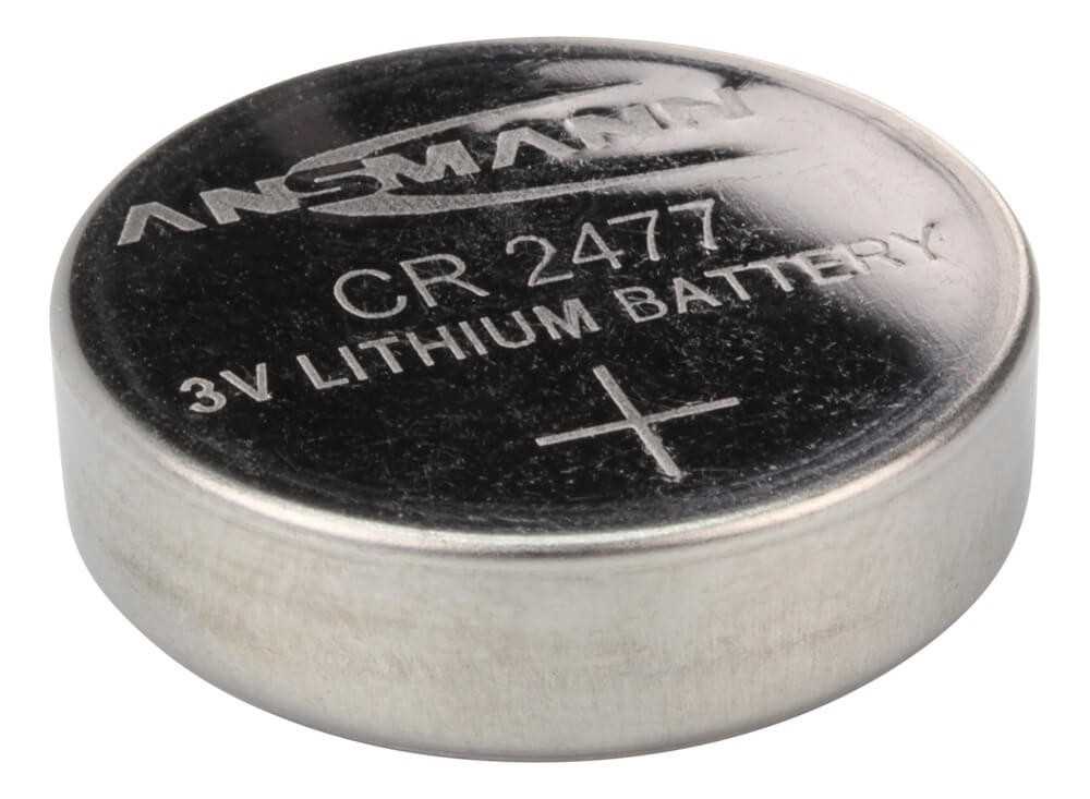 Panasonic / Ansmann Lithium Knopfzelle CR2477