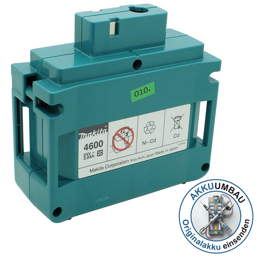 Zellentausch Werkzeugakku Makita 4600 4604DW Astschere Makita 193001-6
