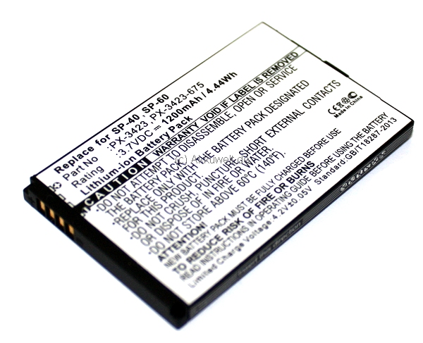 MP1566156ffc10e904fc Ersatz Akku für Simvalley SP-40 SP-60