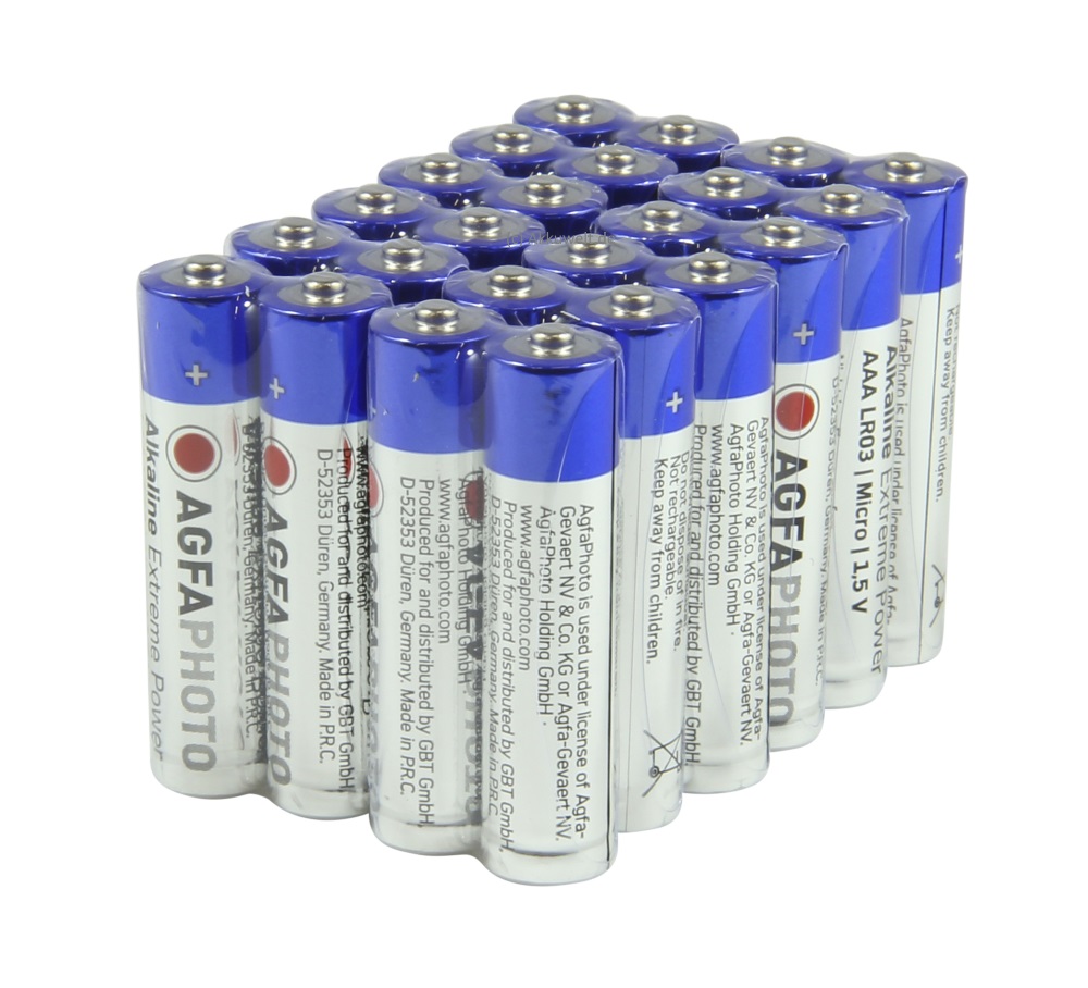 201203 24er AGFA Extreme Power Micro AAA Alkaline Batterien