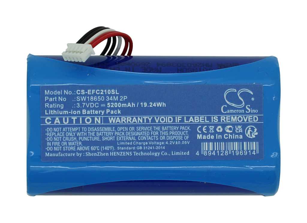Ersatzakku für Eufy SW18650 34M 2P
