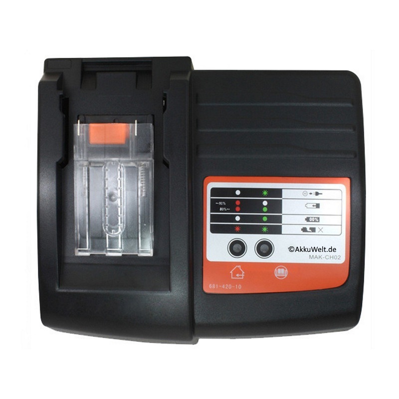 340257 SILA Universalladegerät für Makita Akku BL-1415 BL-1430 BL-1440 BL-1450 BL-1815 BL-1830 BL-1840 BL-1