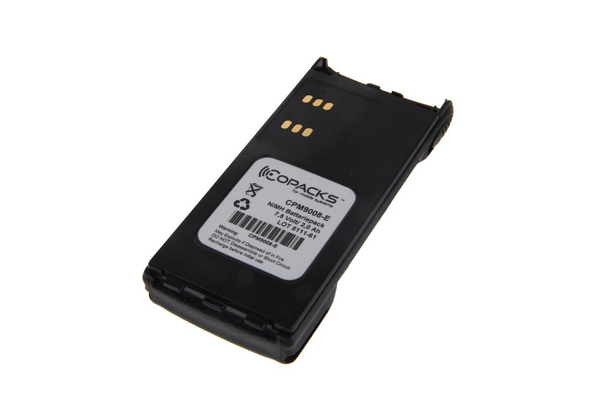 CPM9008-E-1 Ersatzakku für Motorola GP320 GP330 GP340 GP360 HNN9008 PMNN4154 (geringe Selbstentladung)