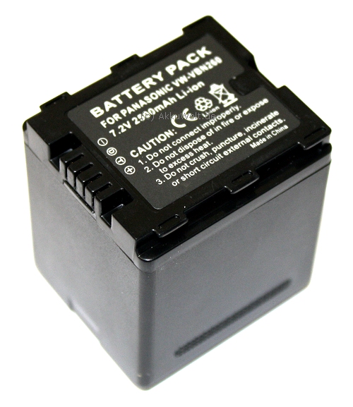 Ersatzakku für Panasonic VW-VBN260 HDC-HS900 HDC-SD800 HDC-SD909