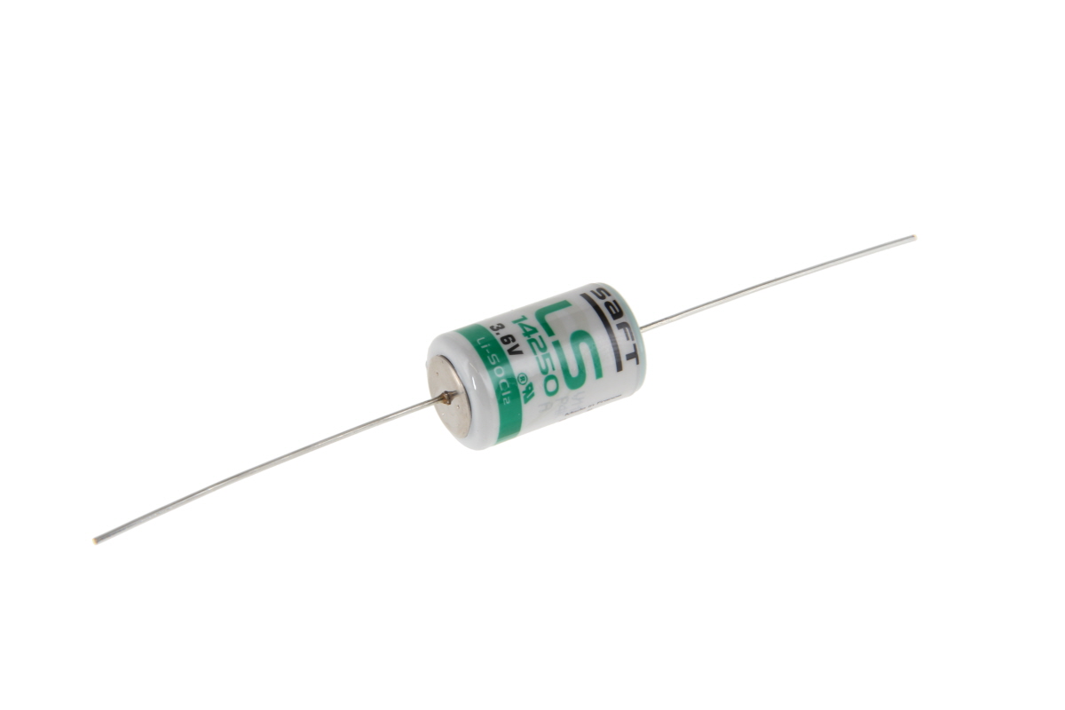 204014-A-1 Saft LS14250CNA Lithium Batterie 1/2AA Mignon 3,6V Axialer Draht Saft LS 14250
