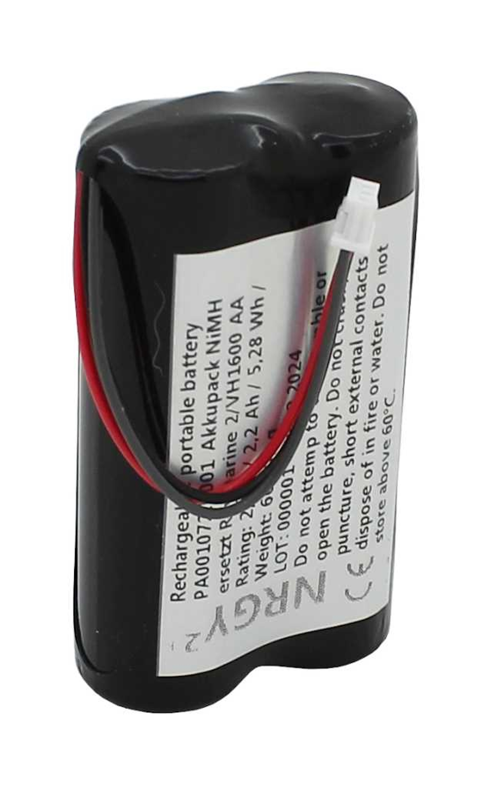 Akkupack für Raymarine A18119 Raymarine 2/VH1600 AA