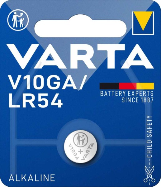 Varta V10GA LR54 V10GA LR1130 L1131H GP Rechnerbatterie GP89A