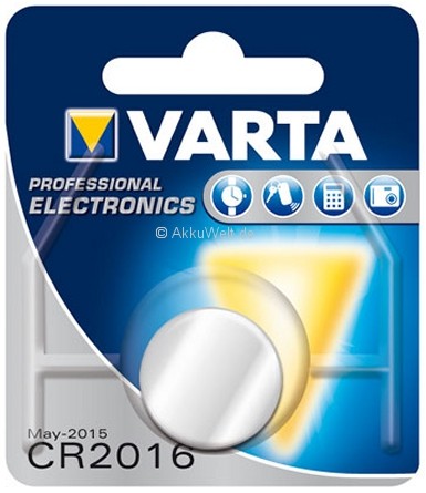 Varta Batterie CR2016 Lithium