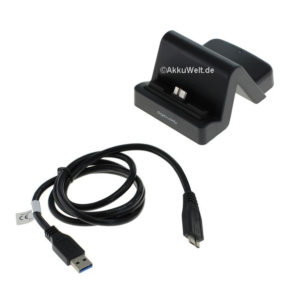 Digibuddy USB Dockingstation 1401 - Samsung-Micro-USB-3.0-Stecker variabler Connector