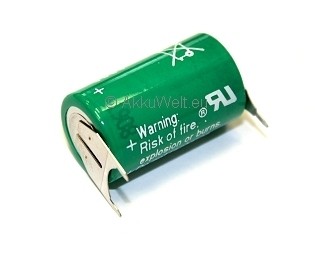 Varta CR1/2AASLF Lithium Batterie mit Stecklötfahne / Print