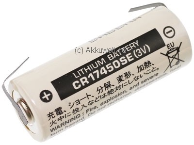 FDK Lithium Batterie CR17450SE - LFU U - Lötfahne 3V