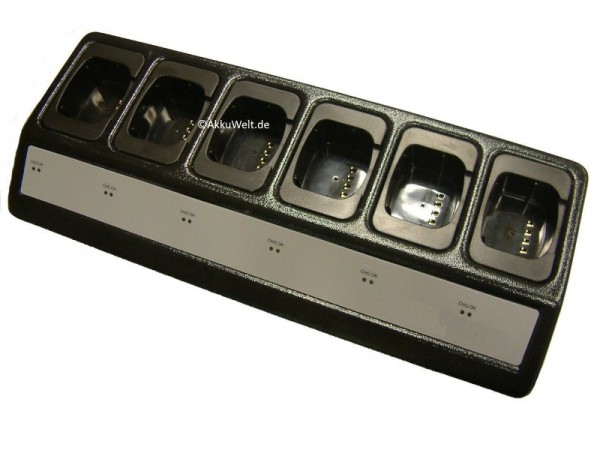 Ladegerät 6-fach passend für Motorola GP320, 330, 340, 360, 380
