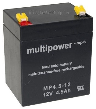 Multipower MP4.5-12 für Flymo Sabre Rasentrimmer PS-1242 Power PC Sonic