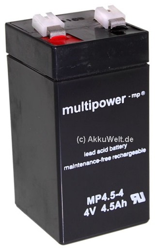 Multipower MP4.5-4 4V für Ventilator Taller TL440 TL2210f