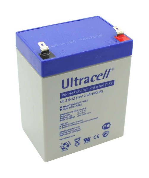 Blei-Gel Akku Ultracell UL2.9-12 AGM-Technik