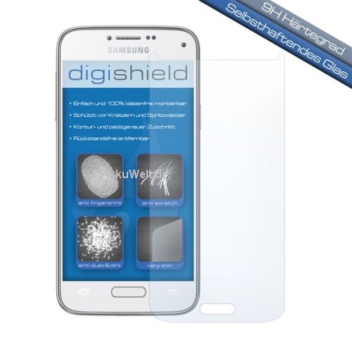 digishield Displayschutzglas für Samsung Galaxy S4 Mini GT-I9195