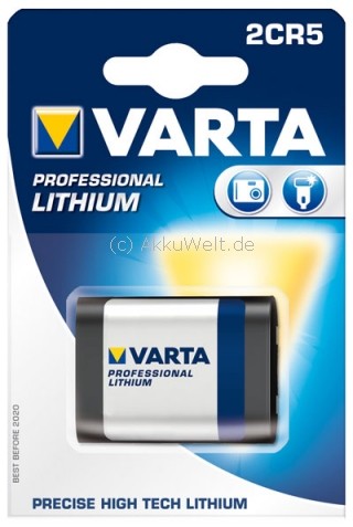 Varta Fotobatterie 2CR5 Lithium