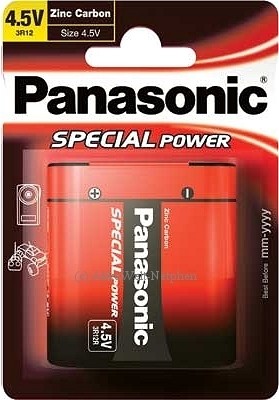 Panasonic 3012 Zn-C Longlife Flach im Blister 3R12